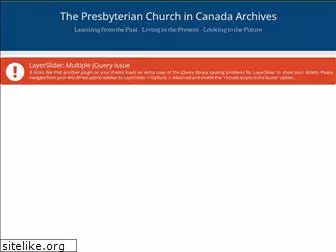 presbyterianarchives.ca