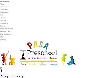 preschoolforthearts.org