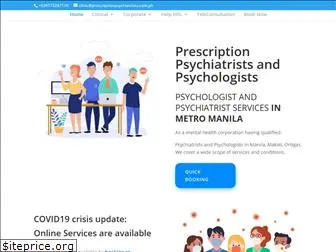 prescriptionpsychiatrists.com.ph