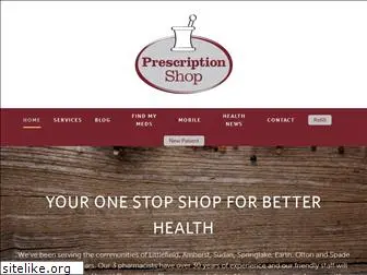 prescriptionshoptx.com