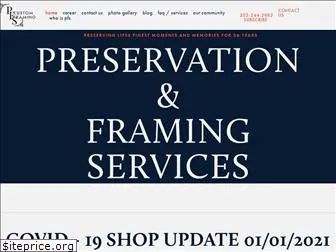 preservationandframing.com