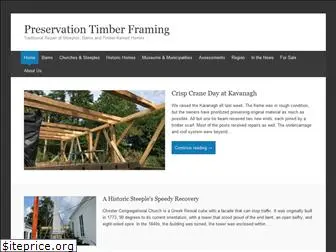 preservationtimberframing.com