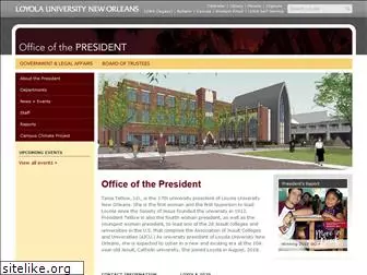 president.loyno.edu
