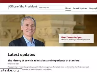 president.stanford.edu
