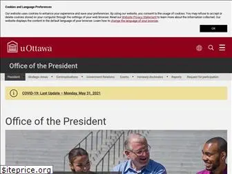 president.uottawa.ca