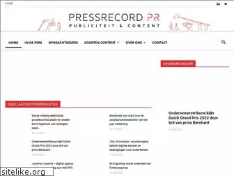 pressrecord.nl