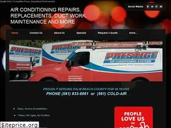 prestigeairconditioning.com