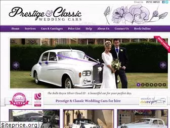 prestigeandclassicweddingcars.co.uk