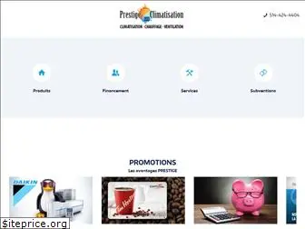 prestigeclimatisation.com