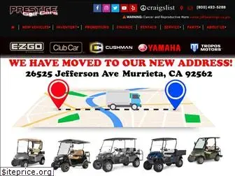 prestigegolfcars.com