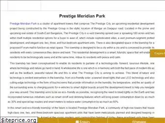 prestigemeridianpark.in