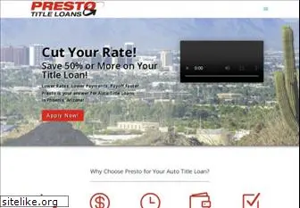 prestoautoloans.com