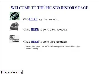 prestohistory.com