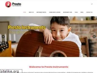prestoinstruments.com.au