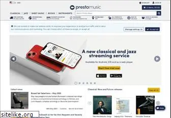 prestomusic.com