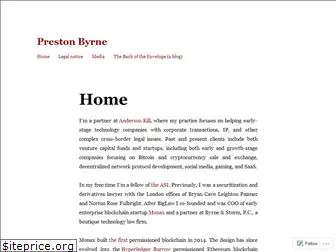 prestonbyrne.com