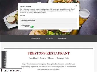 prestonsrestaurant.ca