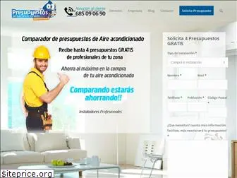 presupuestosaireacondicionado.com