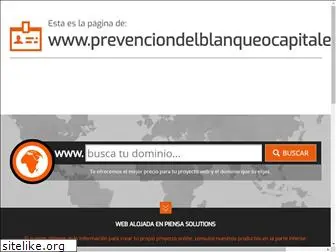 prevenciondelblanqueocapitales.com