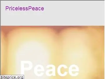 pricelesspeace.org