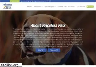 pricelesspetrescue.org