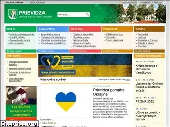 www.prievidza.sk website price