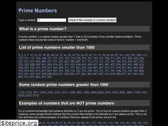 list of prime numbers to 300