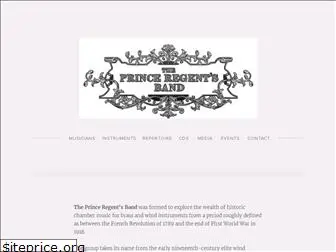 princeregentsband.com