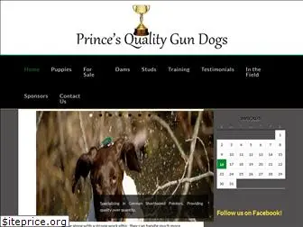 princesqualitygundogs.com