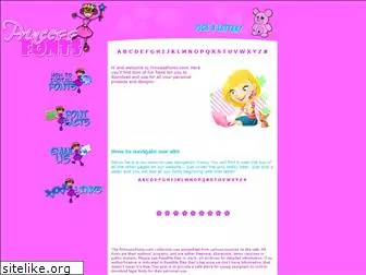 princessfonts.com