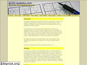 print-sudoku.com