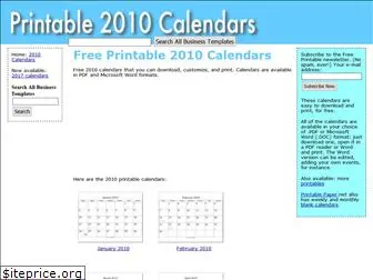 printable2010calendar.net