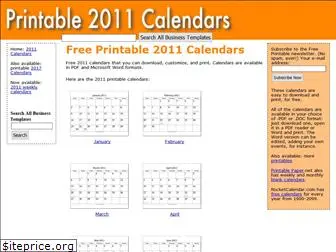 printable2011calendar.com