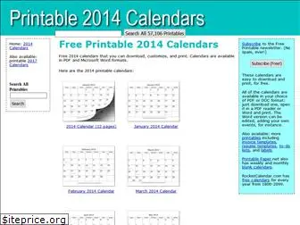 printable2014calendars.com