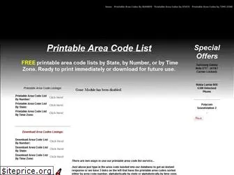 www.printableareacodelist.com