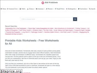printablekidsworksheets.com