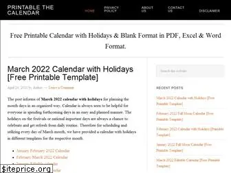 printablethecalendar.com