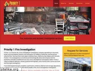 priority1fireinvestigation.com