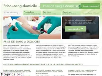 prisedesangadomicile.com