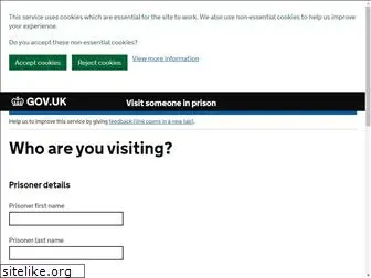 prisonvisits.service.gov.uk