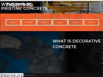 pristineconcrete.com