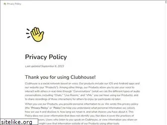 privacy.joinclubhouse.com