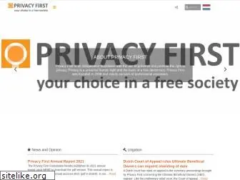 privacyfirst.eu