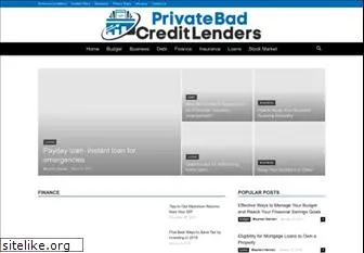 private-bad-credit-lenders.com