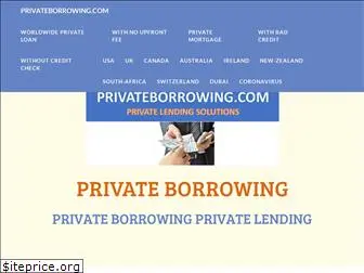 privateborrowing.com