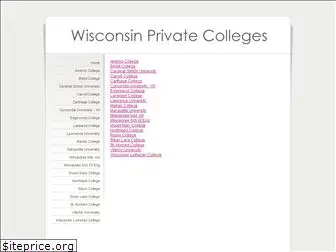 privatecolleges-wisc.org