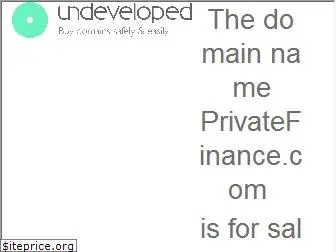 privatefinance.com