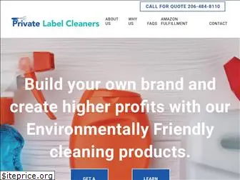 privatelabelcleaners.com