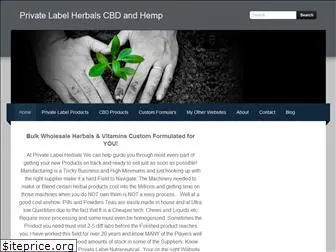 privatelabelherbals.com