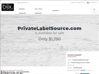 privatelabelsource.com